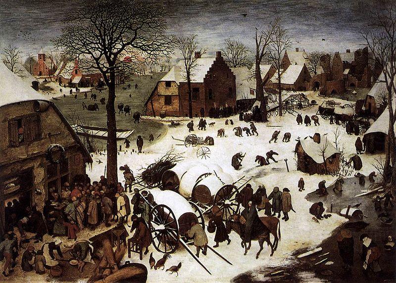 Pieter Bruegel the Elder The Census at Bethlehem china oil painting image